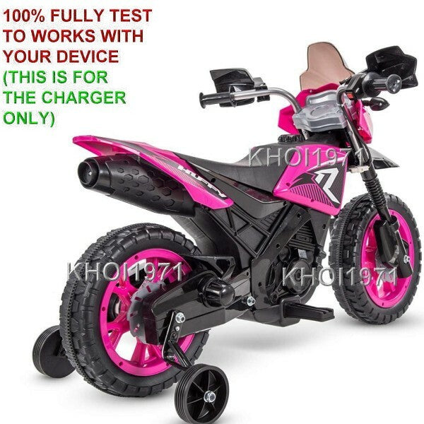 AC Wall Charger Adapter for R1 Motorcycle Ride-On Training Wheel Model 17078P