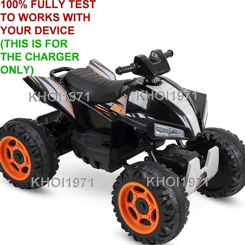 AC Wall Charger Adapter for 12V Ride-On ATV Battery Model 17299P 1200R