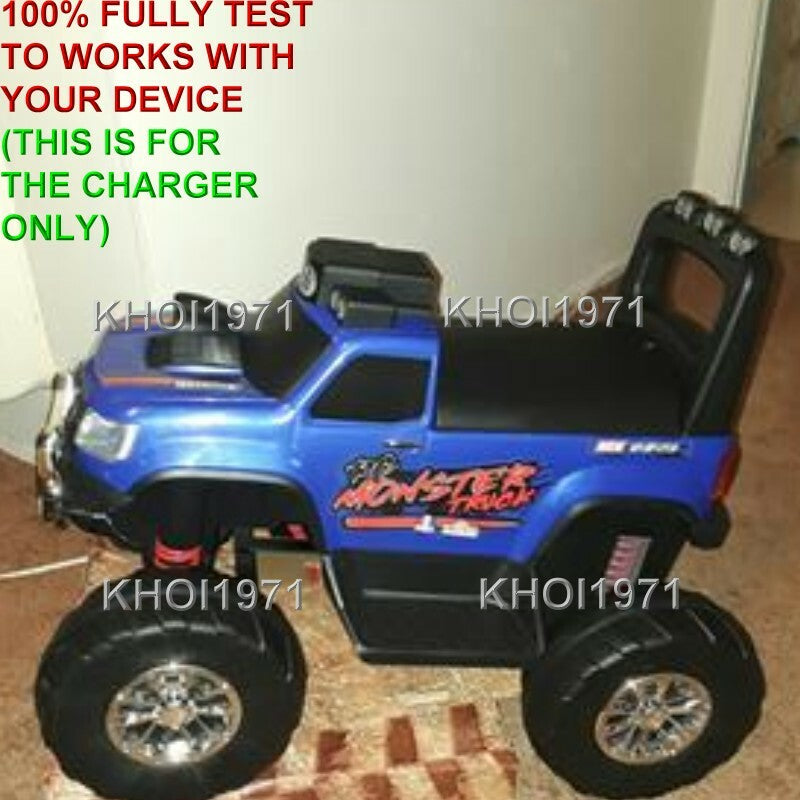 AC Wall Charger Adapter for 12V Battery Huffy RC Monster Truck Ride-On Model 19088