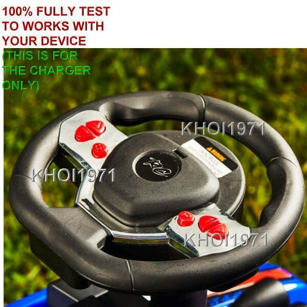 AC Wall Charger Adapter for 12V Battery Huffy RC Monster Truck Ride-On Model 19088