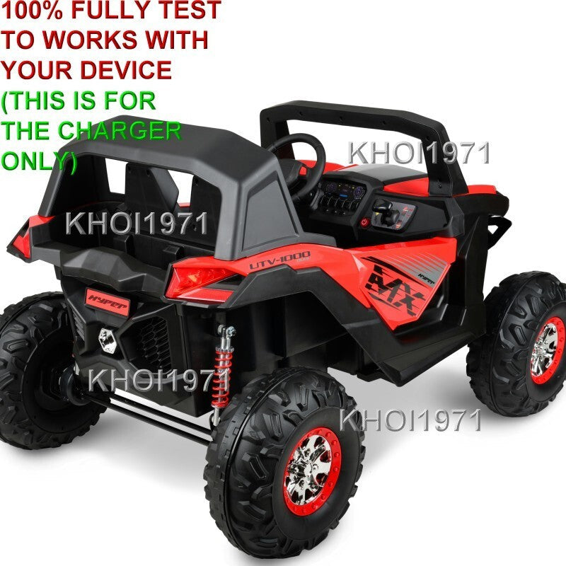 AC Wall Charger Adapter for 12V Hyper UTV 1000 Ride-On Battery