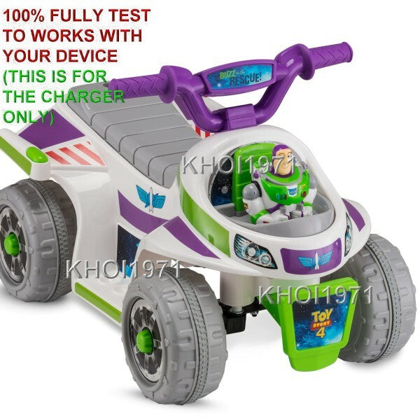 AC Wall Charger Adapter for KidTrax KT1511WM Buzz Lightyear Toy Story 4 Ride-On Vehicle