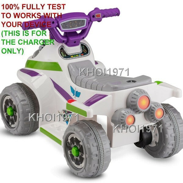 AC Wall Charger Adapter for KidTrax KT1511WM Buzz Lightyear Toy Story 4 Ride-On Vehicle