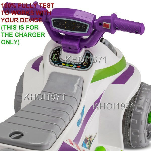 AC Wall Charger Adapter for KidTrax KT1511WM Buzz Lightyear Toy Story 4 Ride-On Vehicle