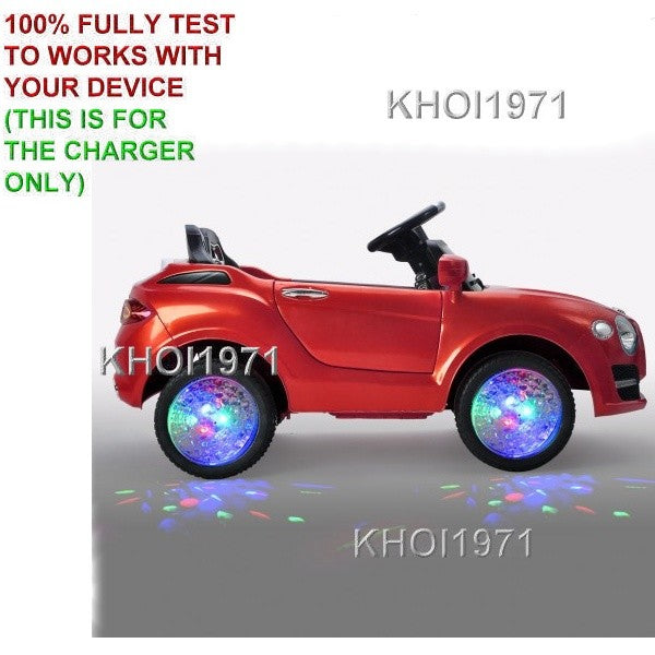 AC Wall Charger Adapter for Kids Ride-On Car with Remote Control, Red TY564944