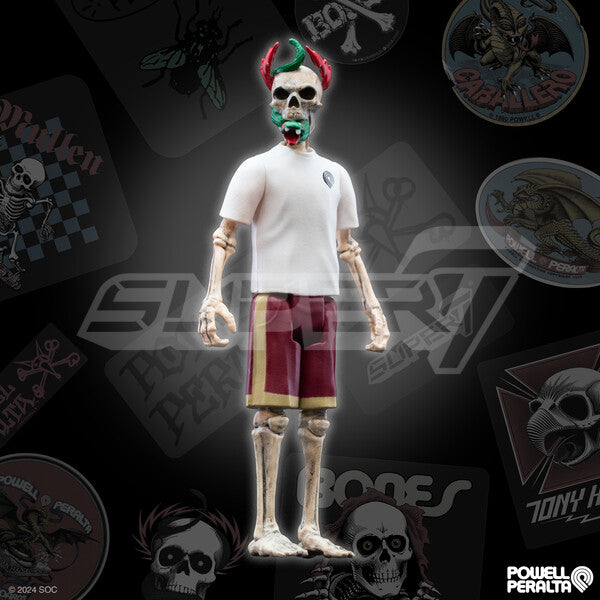 Super7 x Powell Peralta Hawk, Mullen, Caballero, & McGill Wave 5 ReAction Figures