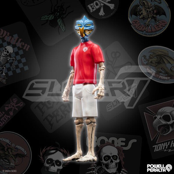 Super7 x Powell Peralta Hawk, Mullen, Caballero, & McGill Wave 5 ReAction Figures