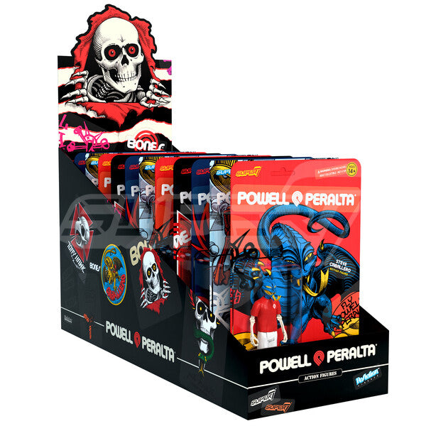 Super7 x Powell Peralta Hawk, Mullen, Caballero, & McGill Wave 5 ReAction Figures