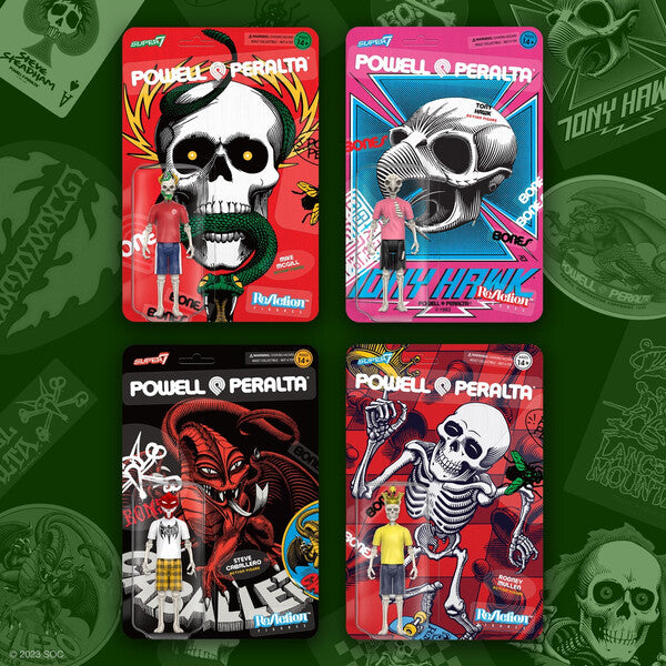 Super7 x Powell Peralta Wave 2 ReAction Figures