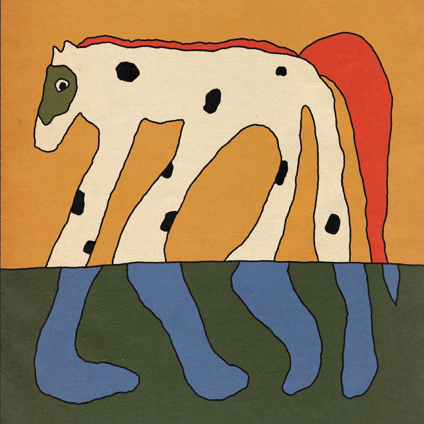 Being Dead When Horses Would Run (Creamsicle Orange, W/ Download code) [Vinyl]