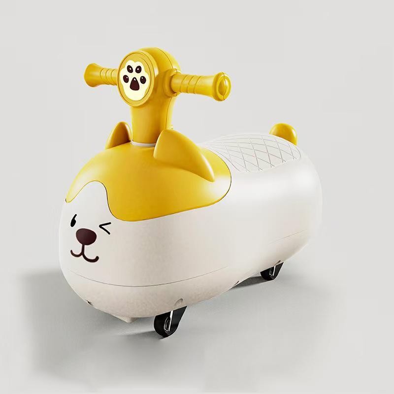 Wiggle Car Outdoor Ride-On for Kids with Smooth Surface and Silent Operation to Enhance Coordination