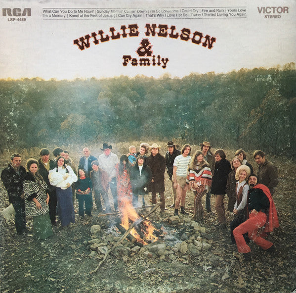 Willie Nelson & Family Willie Nelson & Family (Limited Edition, "Campfire Quad" Colored Vinyl) [Vinyl]