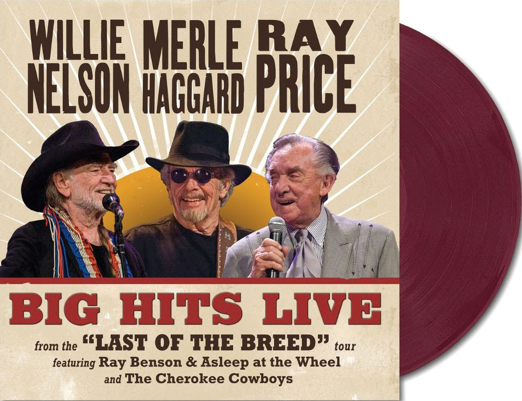 Willie Merle & Ray: Big Hits Live from the 'Last of the Breed' Tour (Limited Edition, Indie Exclusive, Maroon Colored Vinyl) (Vinyl)