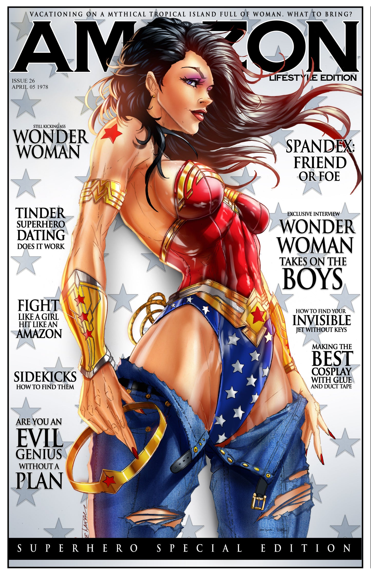 2023 Amazon Princess Magazine Metal Cosplay Variant Comic