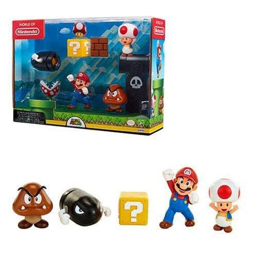 World of Nintendo 2 1/2" Acorn Plains Figure Set - Golden Apple Comics