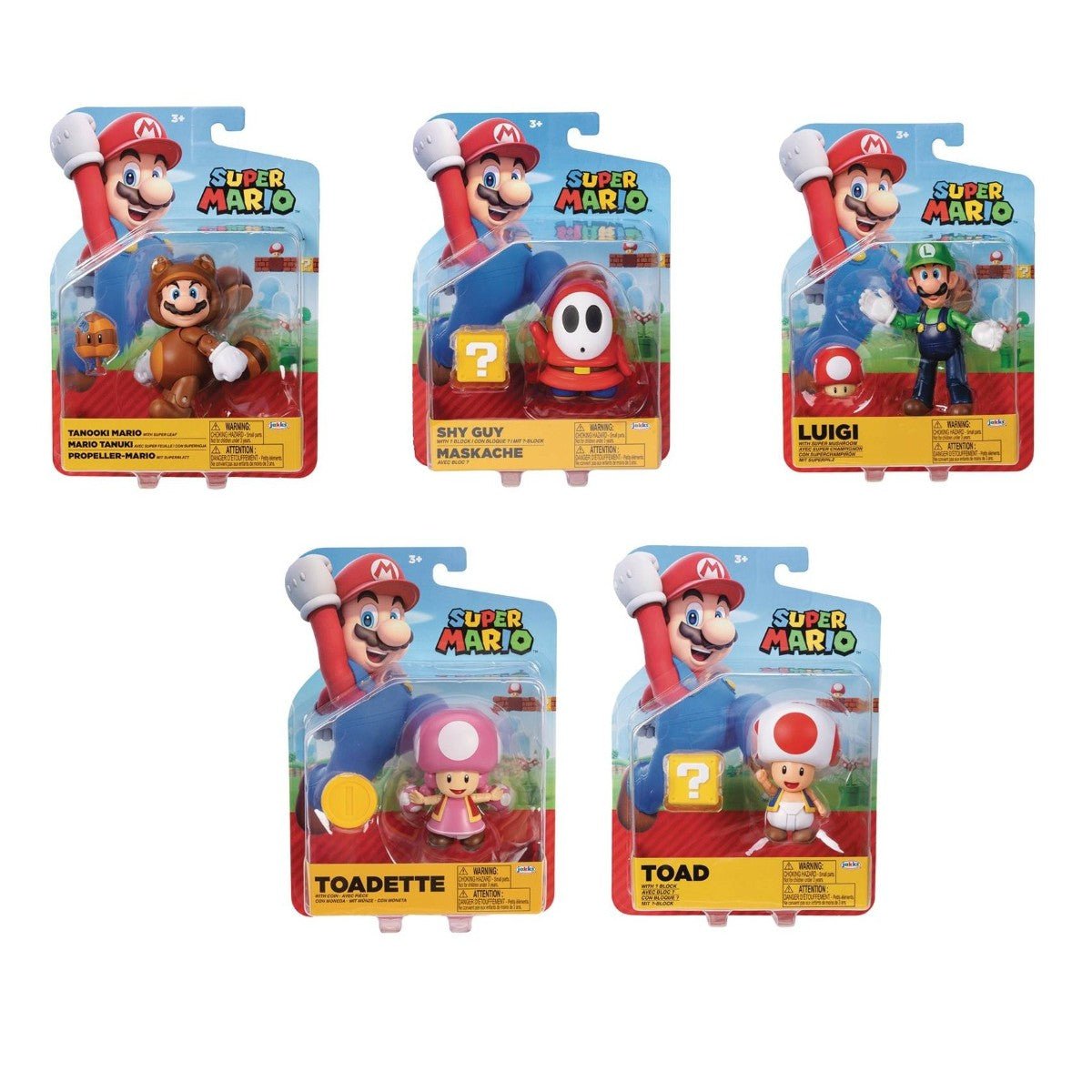 World of Nintendo Mario 4" Action Figure - Select Figure(s) - Golden Apple Comics
