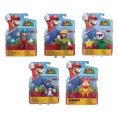 World of Nintendo Mario 4" Action Figure - Select Figure(s) - Golden Apple Comics