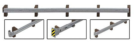 Walthers SceneMaster 949-4176 HO Scale Roadway Guardrails -- Kit - Golden Apple Comics