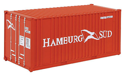 Walthers SceneMaster 949-8006 HO Scale 20' Corrugated Container Hamburg Sud