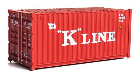 Walthers SceneMaster 949-8073 HO Scale 20' Corrugated Container K-Line - Golden Apple Comics