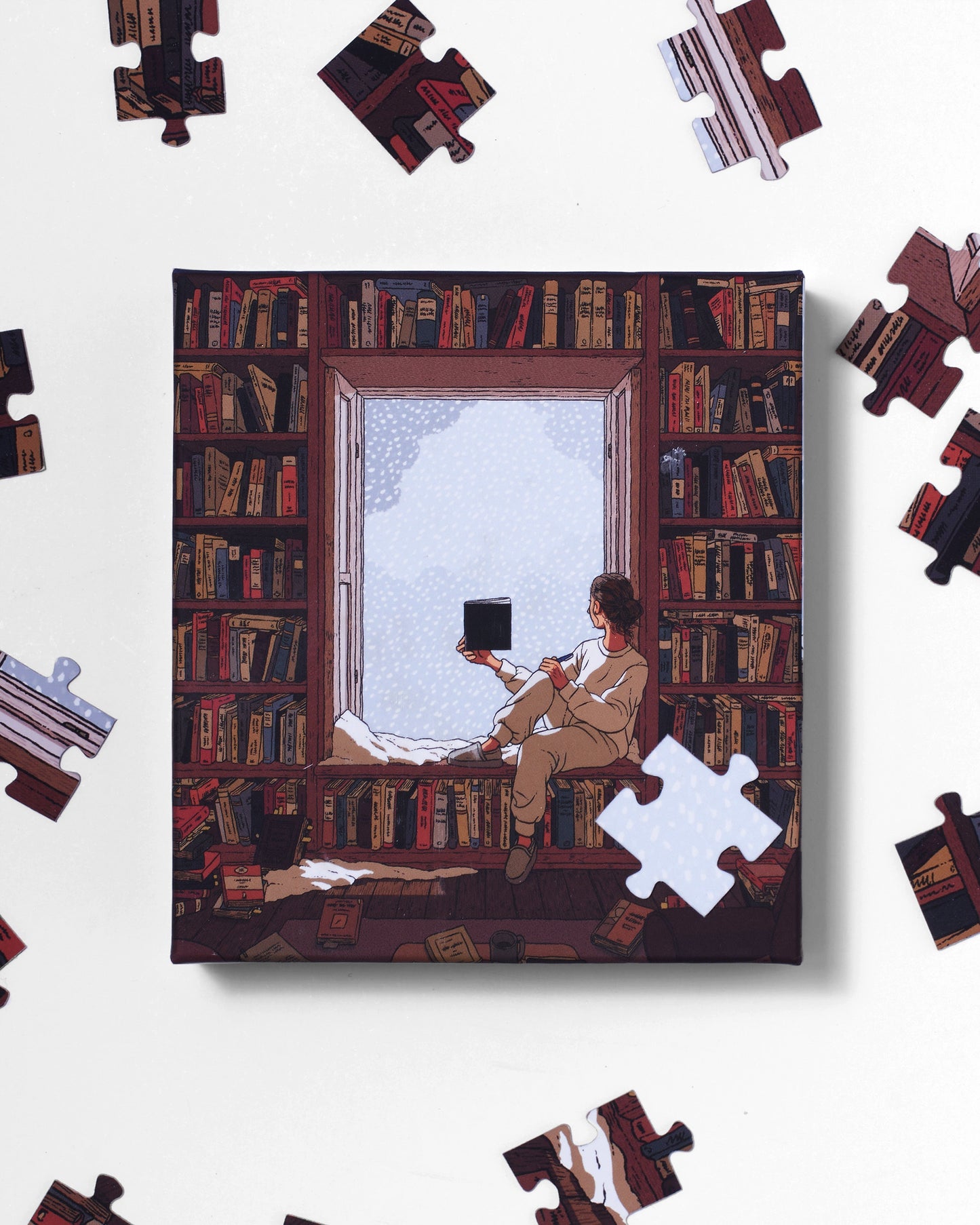 Writer in the Snow Puzzle by Ilya Milstein