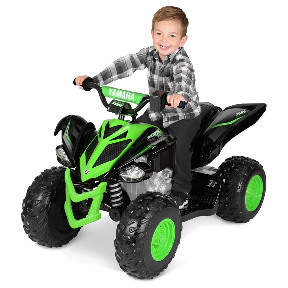 Yamaha Raptor 12V Battery-Powered Ride-On with Custom Graphics - Enhanced Riding Experience for Kids