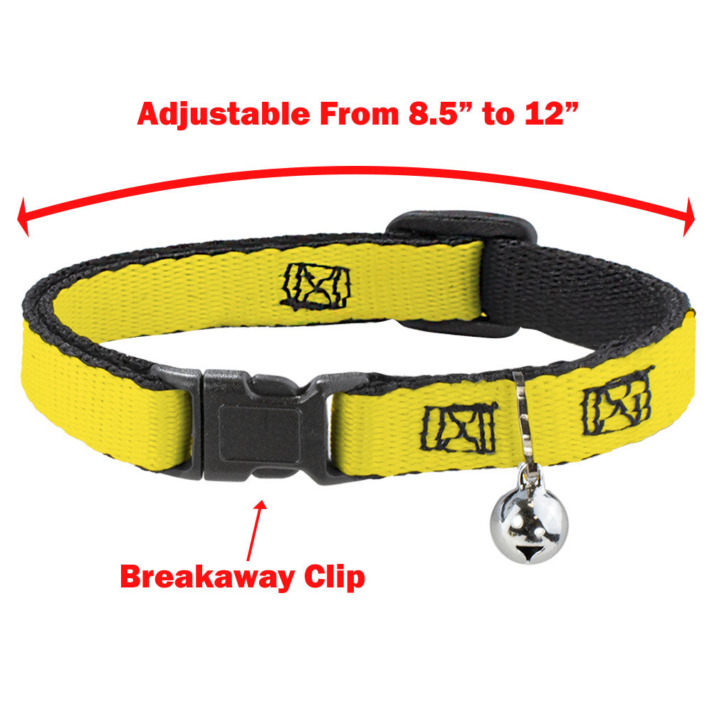 Cat Collar Breakaway with Bell - Classic TMNT Turtle Pizza
