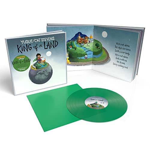 Yusuf / Cat Stevens King of a Land (Limited Edition Green Vinyl + 36-Page Booklet) [Vinyl] - Golden Apple Comics