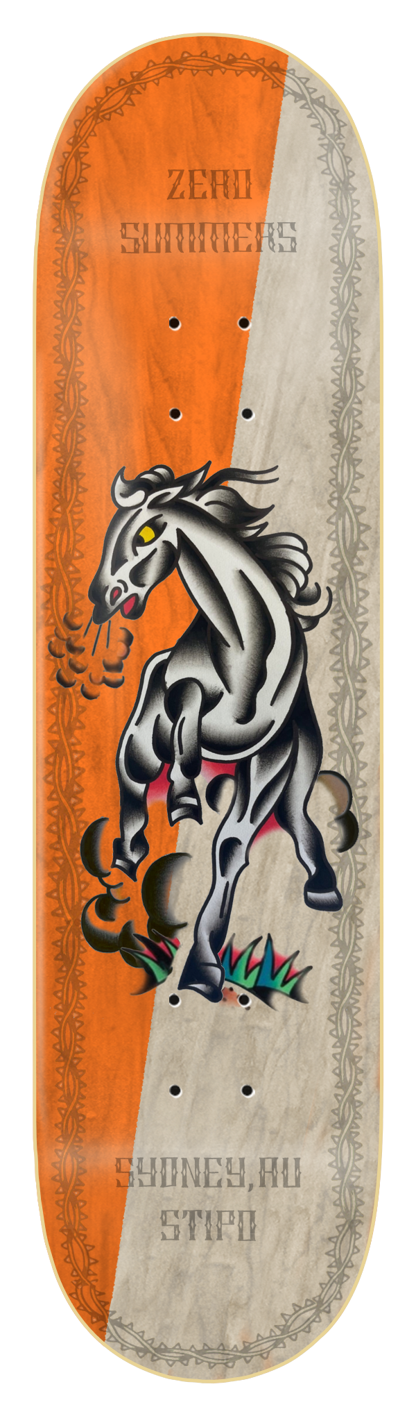 Zero Summers "Stipo" 8.375" Skateboard Deck