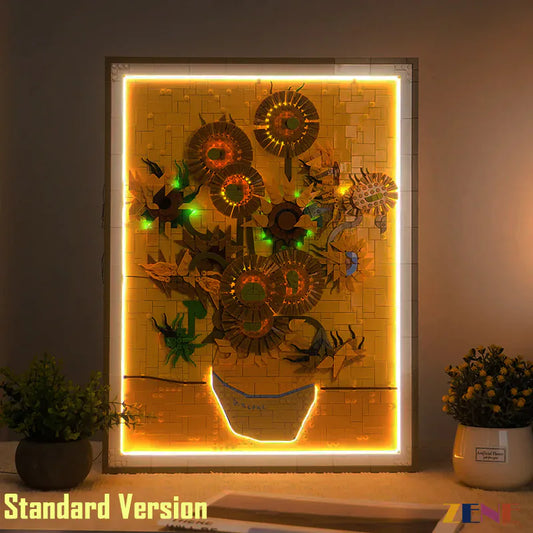 Light Kit for LEGO Vincent van Gogh Sunflowers Art  #31215