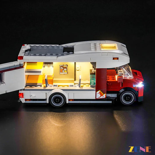 Light Kit for LEGO Adventure Camper Van Holiday #60454 (City)