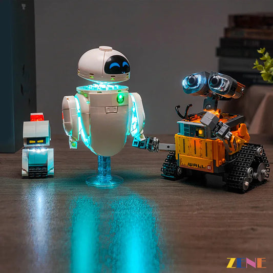 LEGO WALL-E and EVE Light Kit for #43279