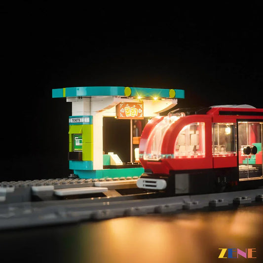 Light Kit for LEGO Downtown Streetcar and Station #60423