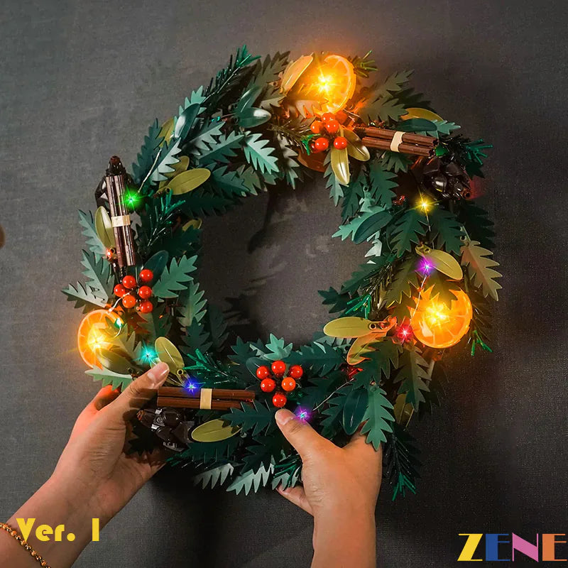 Light Kit for LEGO Wreath #10340 Christmas