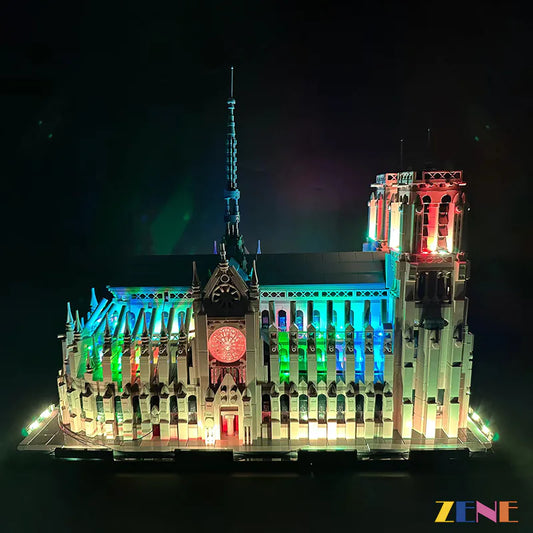 Light Kit for Notre Dame de Paris LEGO #21061 Multi Color