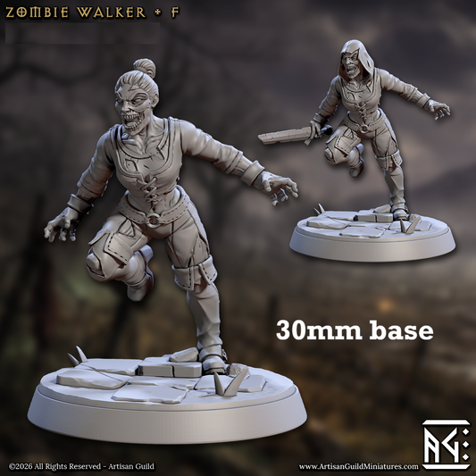 Zombie Walker: Sculpt F (Female Zombie) - Golden Apple Comics