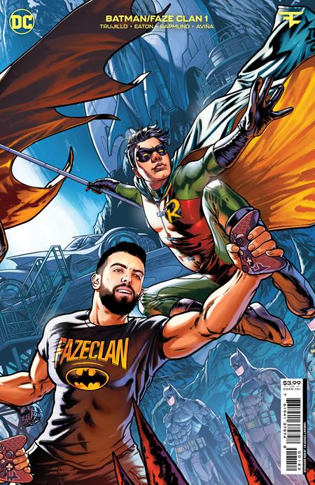 Batman Faze Clan #1 (One Shot) E Jason Badower Connecting 4 Robin Variant (03/29/2022) Dc