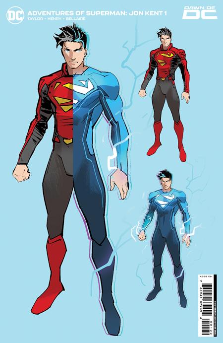 Adventures Of Superman Jon Kent #1 (Of 6) K 1:100 Dan Mora Design Spot Gloss Variant (03/07/2023) Dc