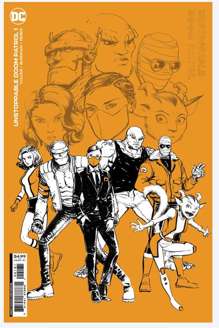 Unstoppable Doom Patrol #1 (Of 6) F Chris Burnham Design Variant (03/28/2023) Dc