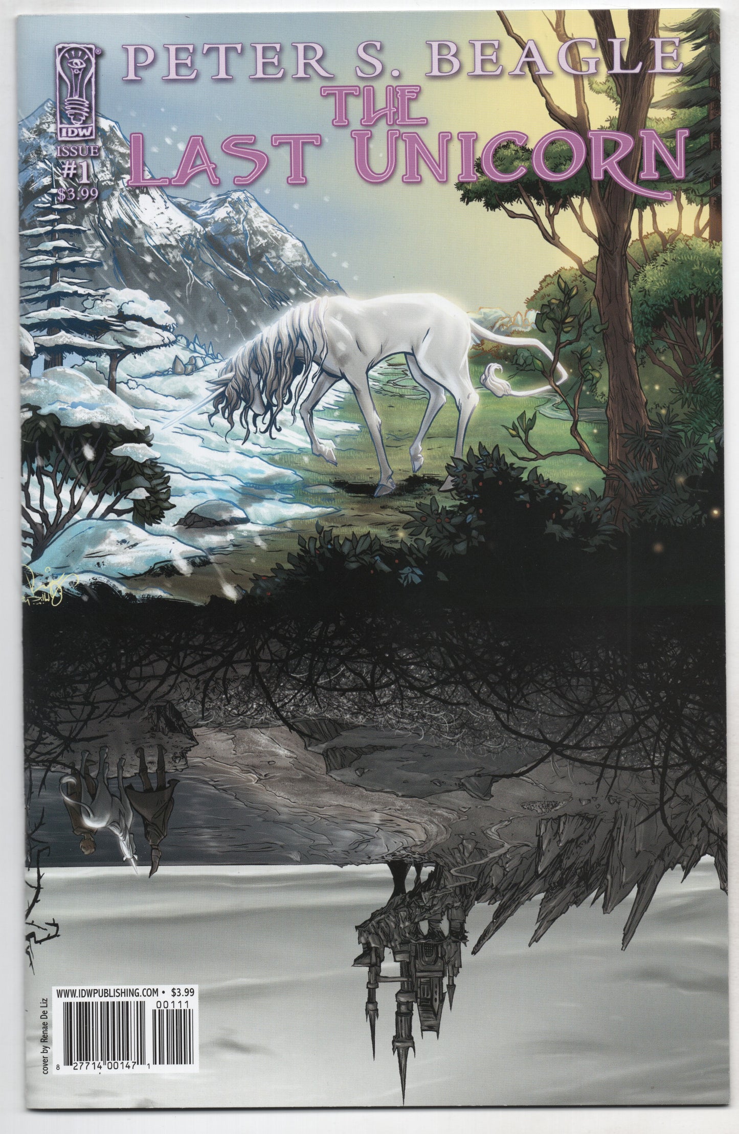 Last Unicorn #1 IDW 2010 NM Peter Gills Renae De Liz