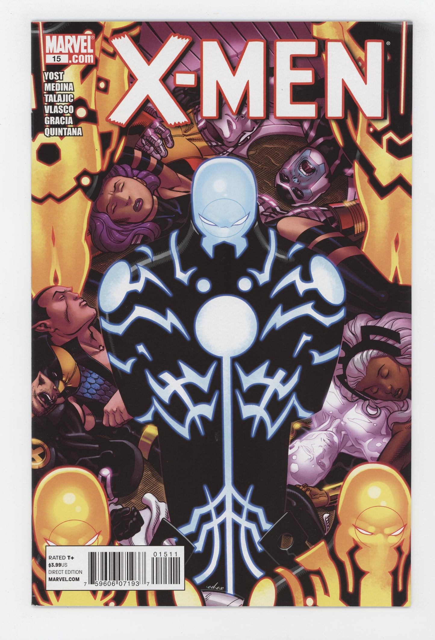 X-MEN #15A MARVEL 2011 Ed McGuinness CHRISTOPHER YOST