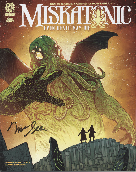 Miskatonic Even Death May Die #1 A SIGNED Mark Sable (11/17/2021) Aftershock