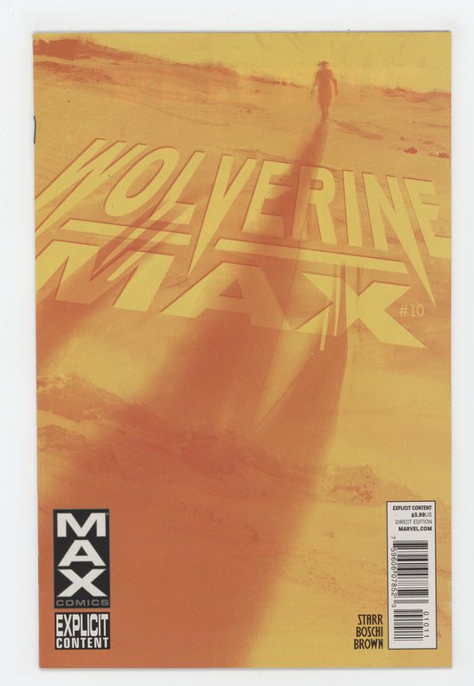 WOLVERINE MAX #10 MARVEL 2013 (MR) Jock Jason Starr