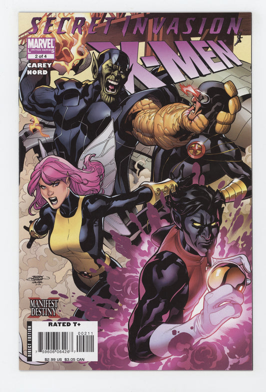 SECRET INVASION X-MEN #2 (OF 4) MD MARVEL 2008 Terry Dodson MIKE CAREY