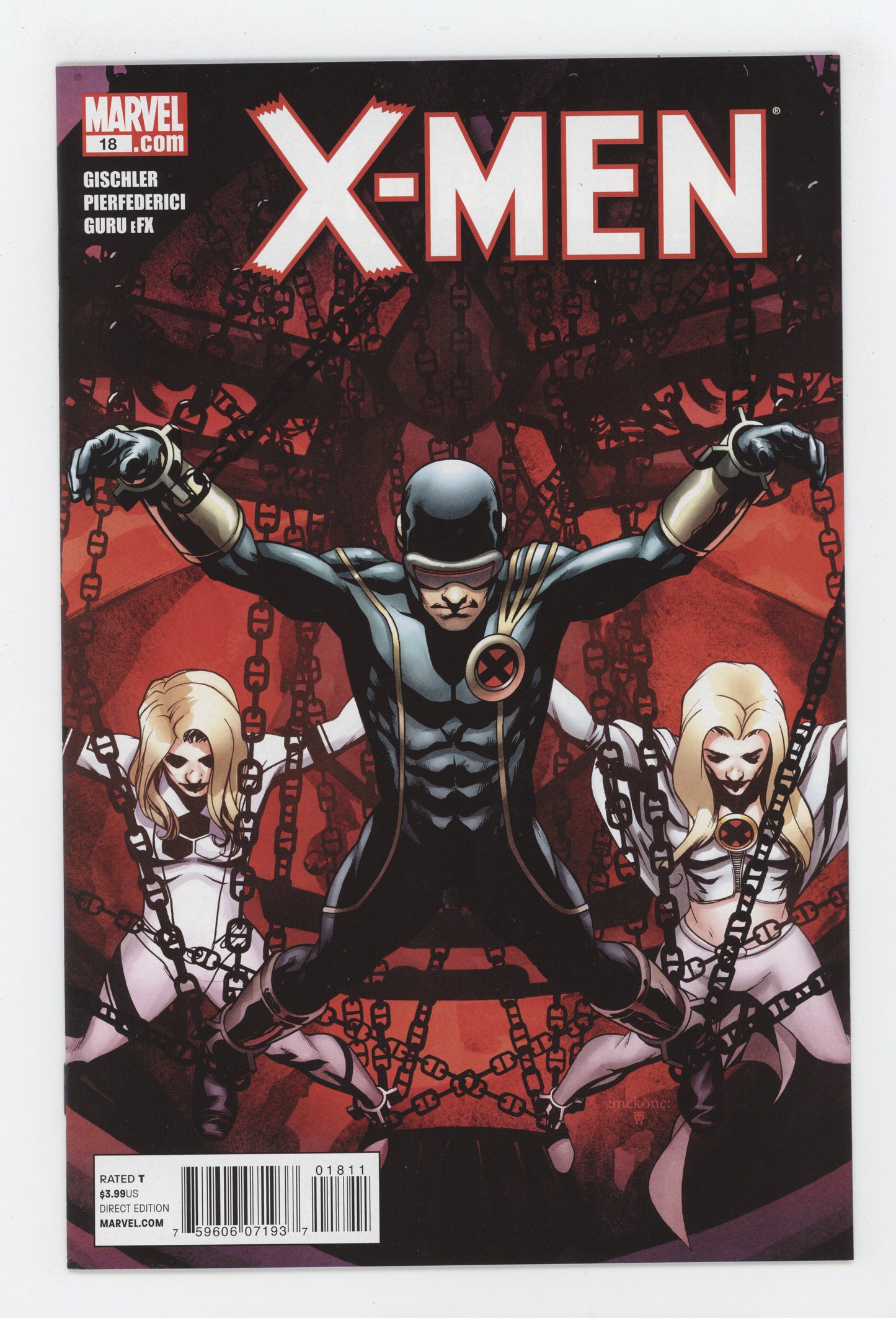 X-MEN #18 MARVEL 2011 Jorge Molina VICTOR GISCHLER