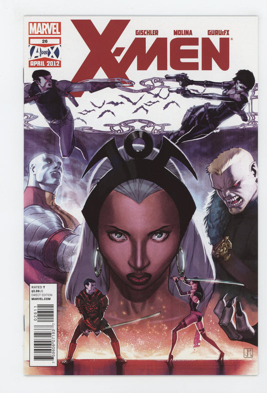 X-MEN #26 MARVEL 2012 Jorge Molina Victor Gischler