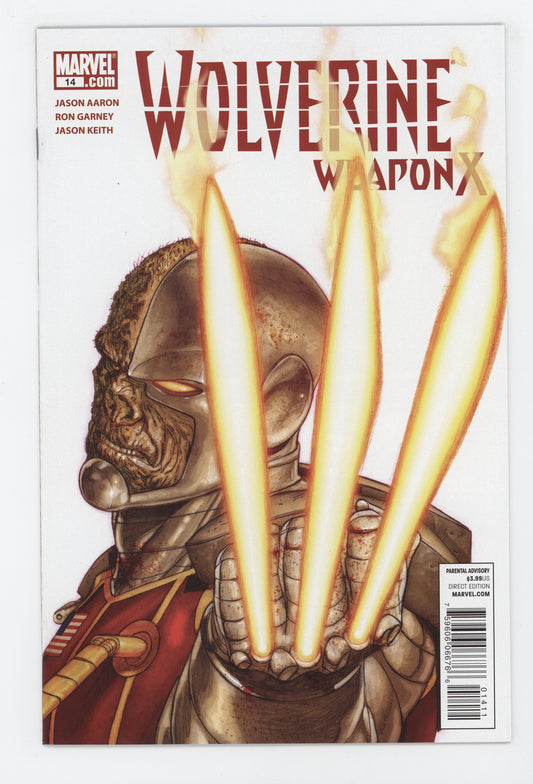 WOLVERINE WEAPON X #14 MARVEL 2010 Ron Garney JASON AARON DEATHLOK