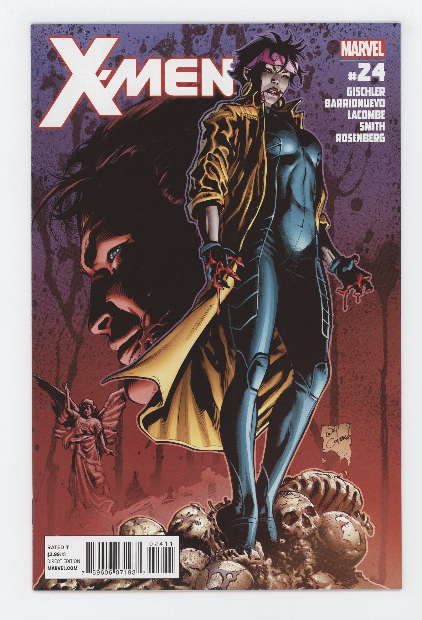 X-MEN #24 XREGB MARVEL 2012 Alejandro Barrionuevo Victor Gischler