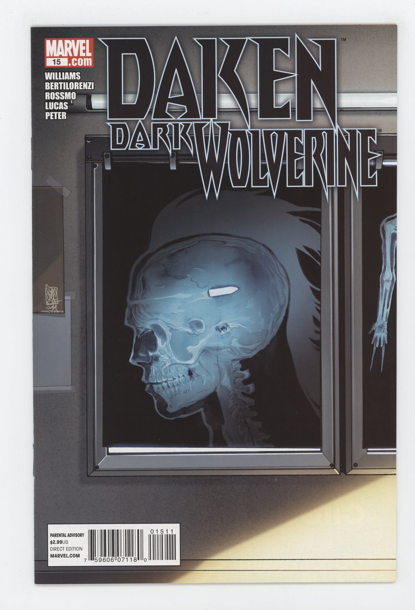 DAKEN DARK WOLVERINE #15 MARVEL 2011 Giuseppe Camuncoli ROB WILLIAMS