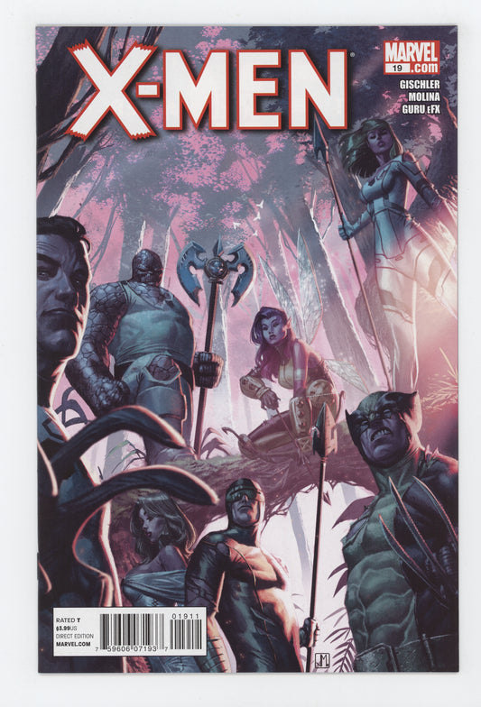 X-MEN #19 MARVEL 2011 JORGE MOLINA VICTOR GISCHLER